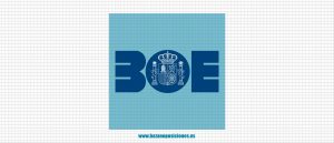 Publicación en BOE