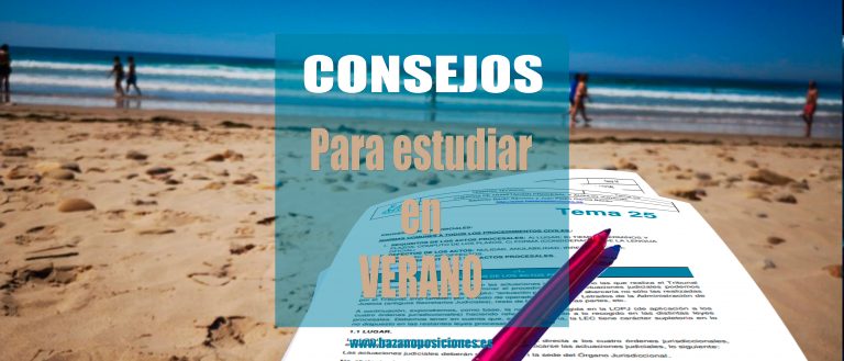 Consejos para estudiar en verano