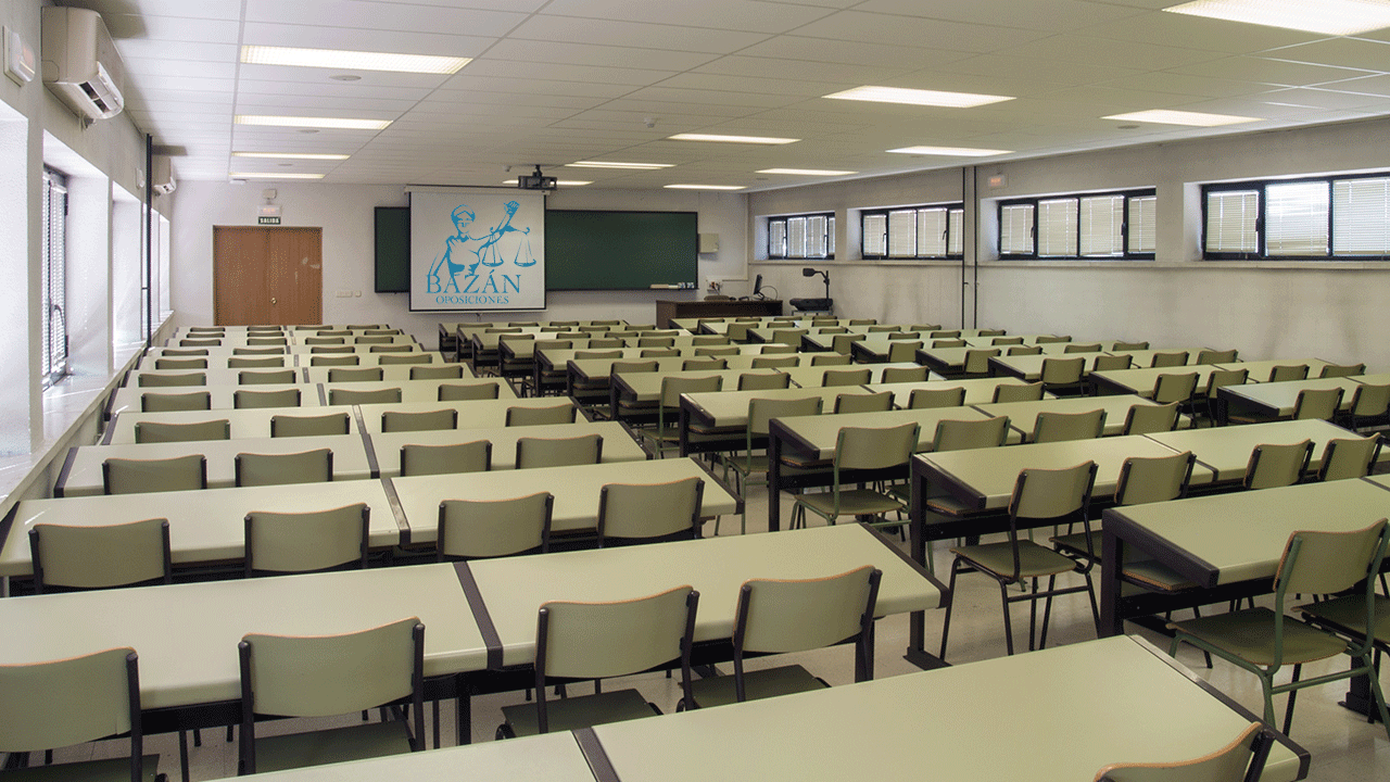 Distribución de opositores por aula