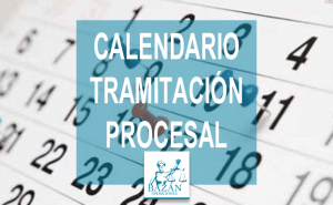 Calendario Tramitación Procesal