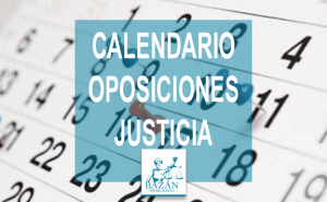 Calendario Oposiciones de Justicia