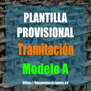 Plantilla Provisional De Respuestas Tramitación Procesal Tests ...