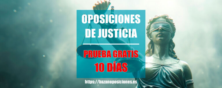 Oposiciones Justicia, curso gratis 10 días auxilio judicial, tramitación procesal, gestión procesal