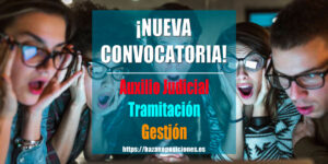 Convocatoria Justicia 2025 Auxilio, Tramitación y Gestión