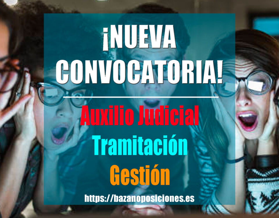 Convocatoria Justicia 2025 Auxilio, Tramitación y Gestión